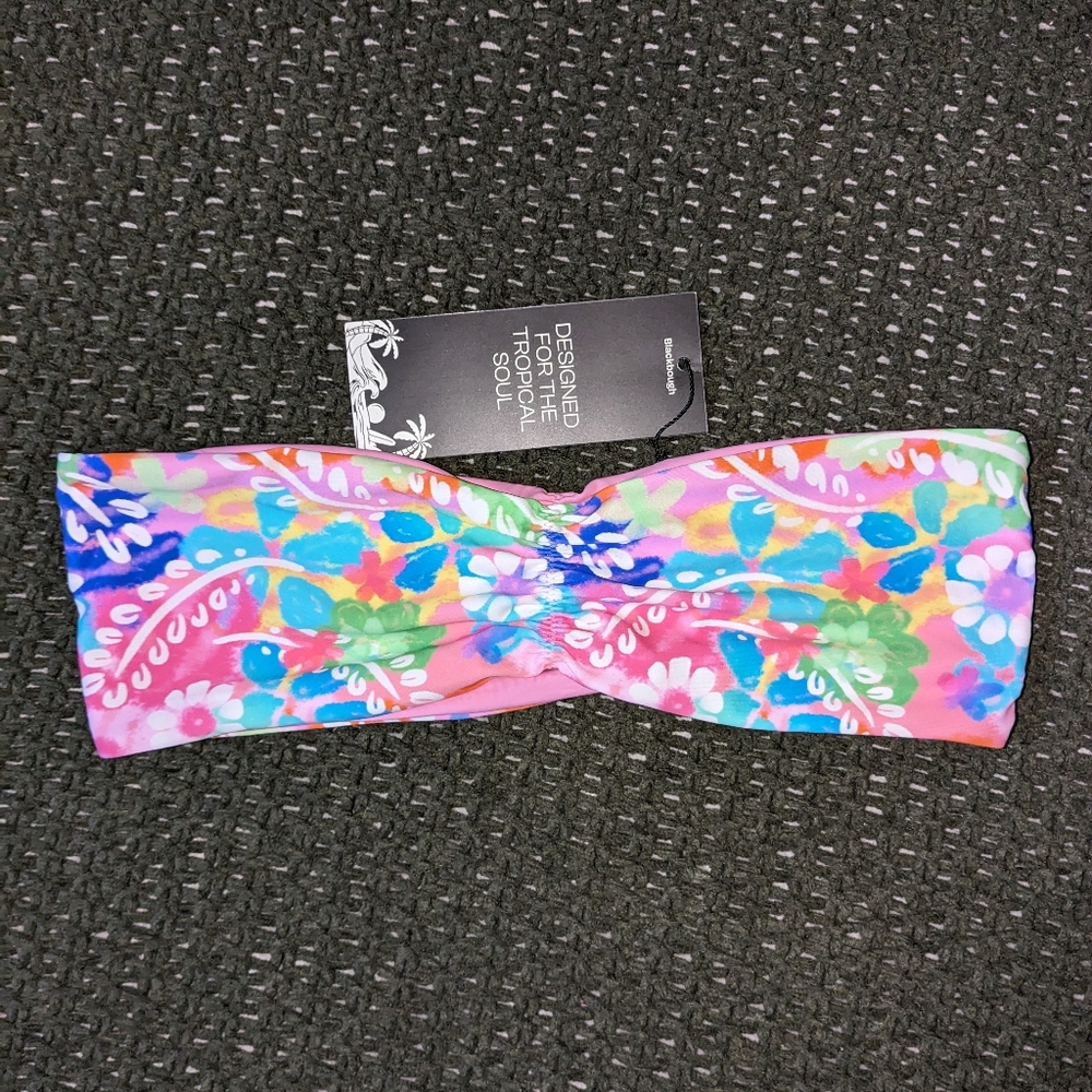 BLACKBOUGH - FLORALFITTI - BANDEAU TOP - NWT